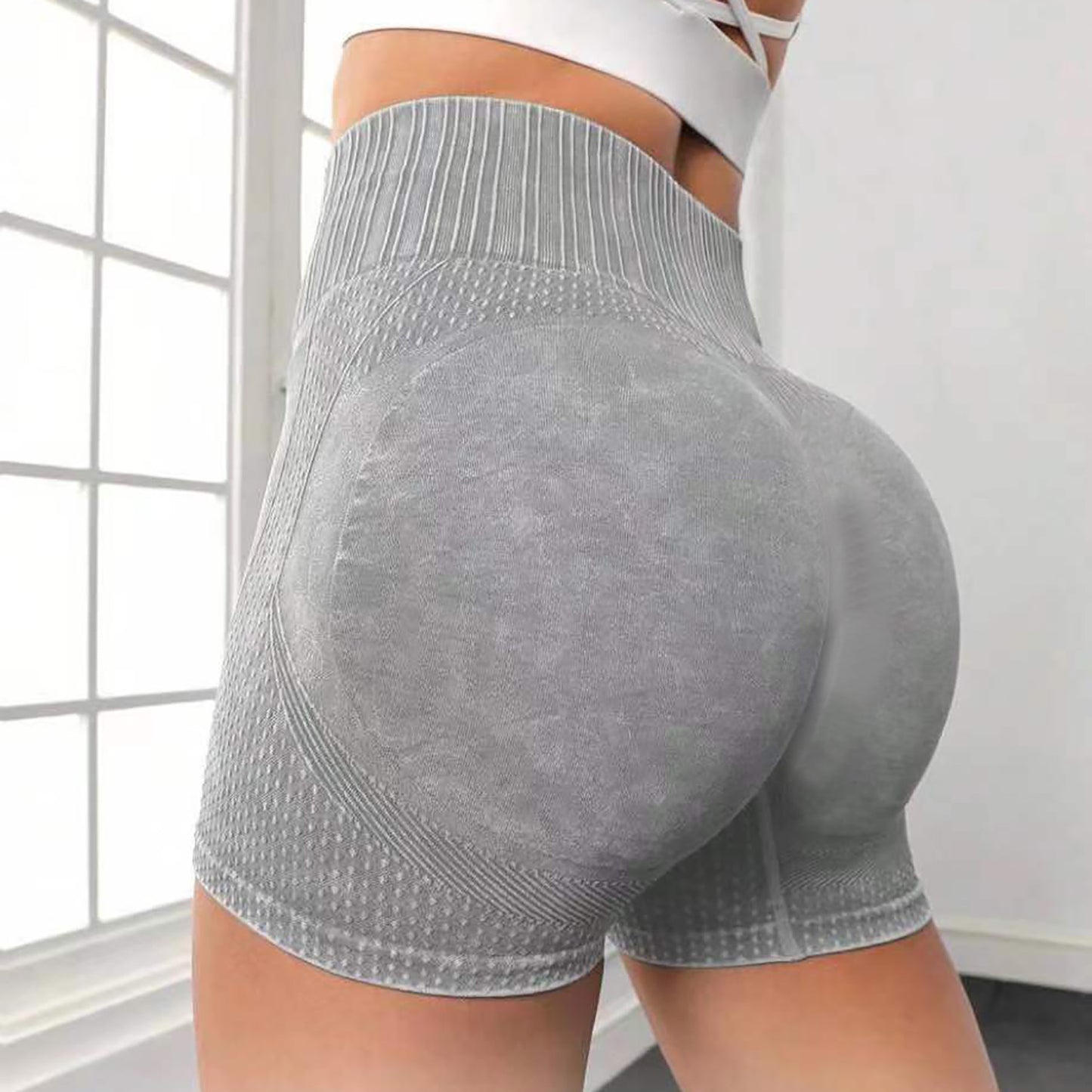 Seamless Washed High Waist Yoga Pants